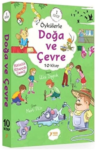 1. Sınıf Öykülerle Doğa ve Çevre Seti (10 Kitap Takım) - Kolektif - Yuva Yayınları