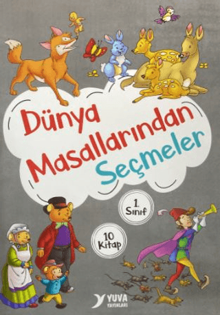 1. Sınıf Seçme Dünya Masalları (10 Kitap Takım) - Kolektif - Yuva Yayınları