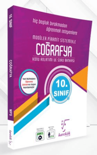 10. Sınıf Coğrafya Konu Anlatımlı ve Soru Bankası - Kolektif - Karekök Yayıncılık