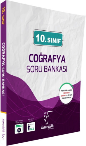 10. Sınıf Coğrafya Soru Bankası - Ergin Taylan - Karekök Yayıncılık