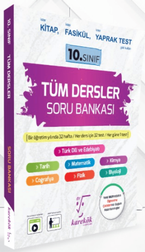 10. Sınıf Tüm Dersler Soru Bankası - Kolektif - Karekök Yayıncılık