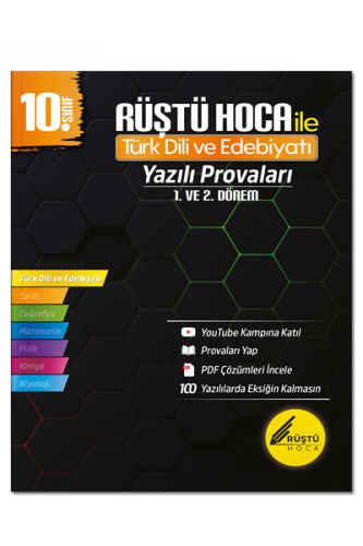 10. Sınıf Türk Dili ve Edebiyatı Yazılı Provaları - Rüştü Hoca