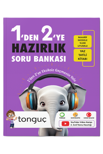 1'den 2'ye Hazırlık Kitabı - Tonguç Yayınları