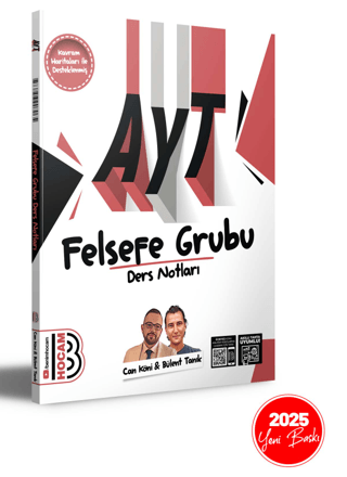 2025 AYT Felsefe Grubu Ders Notları - Bülent Tanık - Benim Hocam Yayınları