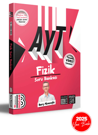 2025 AYT Fizik Tamamı Video Çözümlü Soru Bankası - Barış Akıncıoğlu - Benim Hocam Yayınları