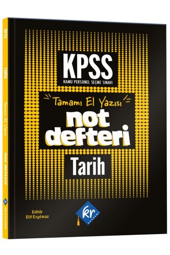 2026 KPSS GY-GK Tarih Konu Anlatımlı Not Defteri KR Akademi Yayınları - 1