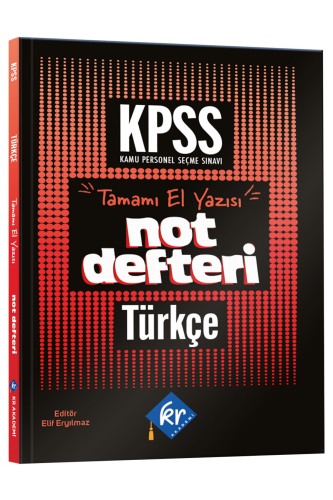 2026 KPSS GY-GK Türkçe Konu Anlatımlı Not Defteri KR Akademi Yayınları - 1