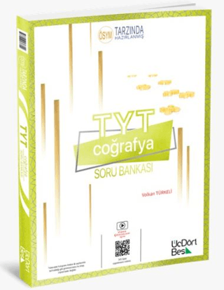 2026 TYT Coğrafya Soru Bankası - Volkan Türkeli - Üç Dört Beş Yayınları