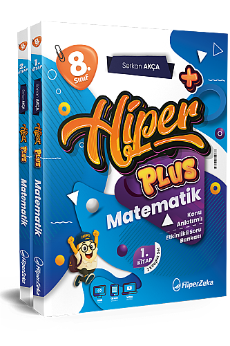 2027 8. Sınıf Hiper Plus Matematik Konu Anlatımlı & Etkinlikli Soru Bankası | Serkan AKÇA - Hiper Zeka