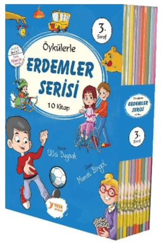 3. Sınıflar İçin Öykülerle Erdemler Serisi 10 Kitap - Ülkü Duysak - 1