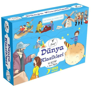 4. Sınıf Dünya Klasikleri Serisi (10 Kitaplık Set) - Kolektif - Yuva Yayınları