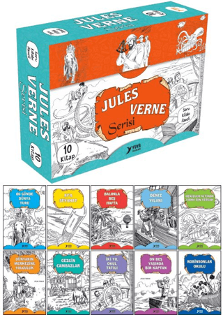 4. Sınıf Jules Verne Serisi (10 Kitaplık Set) - Yuva Yayınları