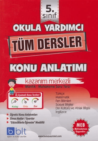 5. Sınıf Okula Yardımcı Tüm Dersler Konu Anlatımı - Kolektif - Bulut Eğitim ve Kültür Yayınları