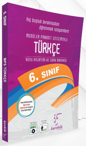 6. Sınıf Türkçe MPS (Modüler Piramit Sistemi) - Burcu Aksu Yıldırım - Karekök Yayıncılık