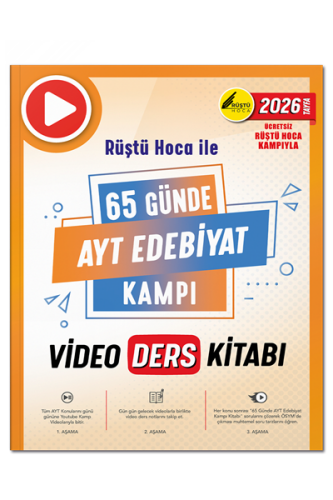 65 Günde AYT Edebiyat Video Ders Kitabı - Rüştü Hoca