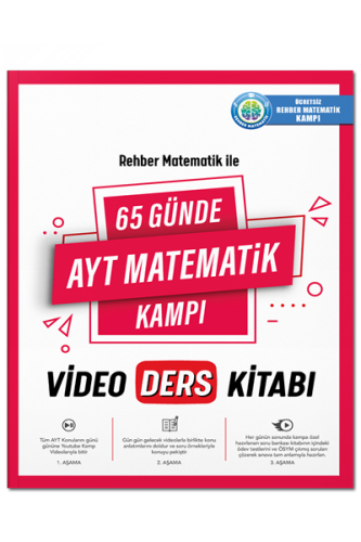 65 Günde AYT Matematik Video Ders Kitabı - Rehber Matematik Yayınları