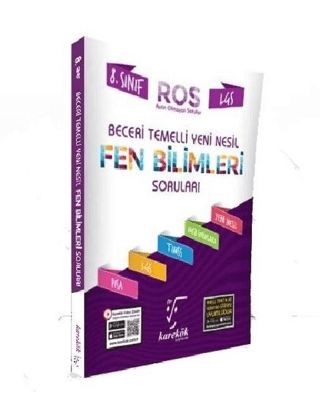 8. Sınıf Beceri Temelli Yeni Nesil Fen Bilimleri Soruları - İnan Şarman - Karekök Yayıncılık