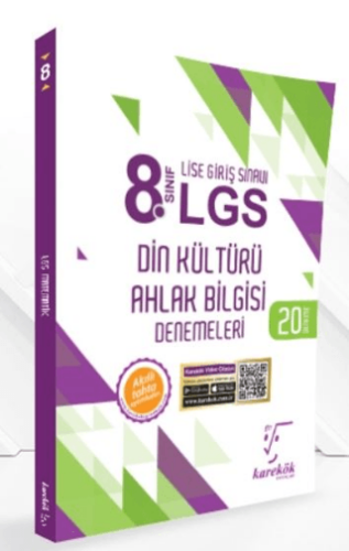 8. Sınıf LGS Din Kültürü Ahlak Bilgisi Denemeleri 20 Deneme - Orhan Duş - Karekök Yayıncılık