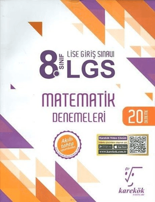 8. Sınıf LGS Matematik Denemeleri - Kolektif - Karekök Yayıncılık