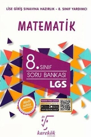 8. Sınıf LGS Matematik Soru Bankası - Rıza Buğdayoğlu - Karekök Yayıncılık