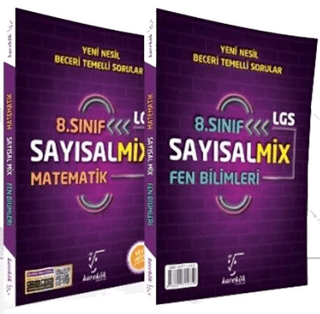 8. Sınıf LGS Sayısalmix Matematik - Fen Bilimleri - Kolektif - Karekök Yayıncılık