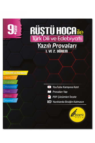 9. Sınıf Türk Dili ve Edebiyatı Yazılı Provaları - Rüştü Hoca