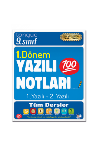9. Sınıf Yazılı Notları 1. Dönem 1 ve 2. Yazılı - 1