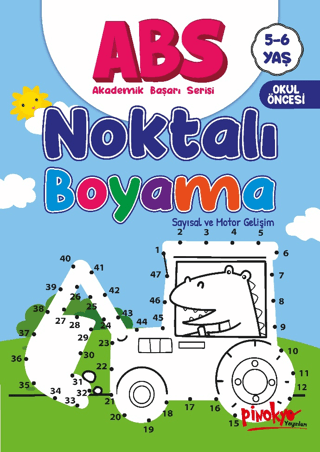 ABS 5-6 Yaş Noktalı Boyama - Buçe Dayı - Pinokyo Yayınları