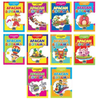 Afacan Boyama (10 Kitap Takım) - Kolektif - 1
