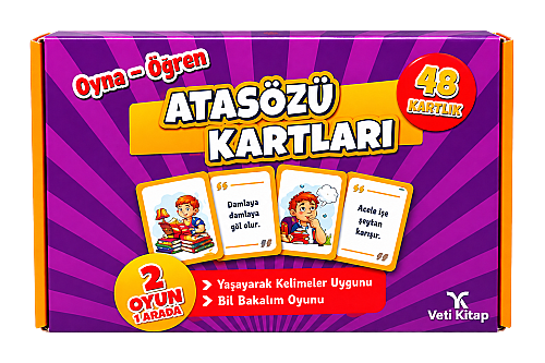 Atasözü Kartları - Oyna-Öğren - Feyyaz Ulaş - Yeti Kitap