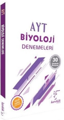 AYT Biyoloji Denemeleri - 30 Çözümlü Deneme - Görkem Durmuş - Karekök Yayıncılık
