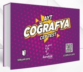 AYT Cep Test Coğrafya - Kolektif - Karekök Yayıncılık