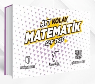 AYT Cep Test Matematik (Kolay) - Kolektif - Karekök Yayıncılık