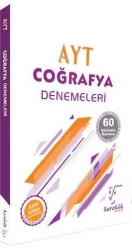 AYT Coğrafya Denemeleri 60 Çözümlü Deneme - Ergin Taylan - Karekök Yayıncılık