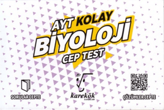 AYT Kolay Biyoloji Cep Test - Kolektif - Karekök Yayıncılık