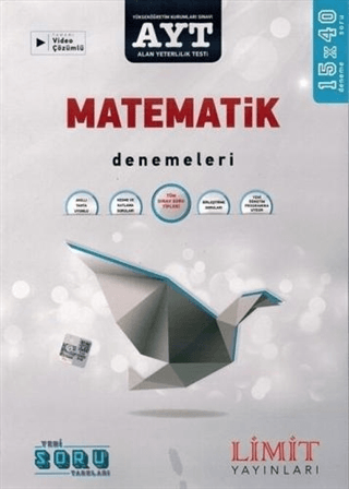 AYT Matematik Denemeleri 15x40 - Kolektif - Limit Yayınları