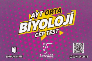 AYT Orta Biyoloji Cep Test - Kolektif - Karekök Yayıncılık