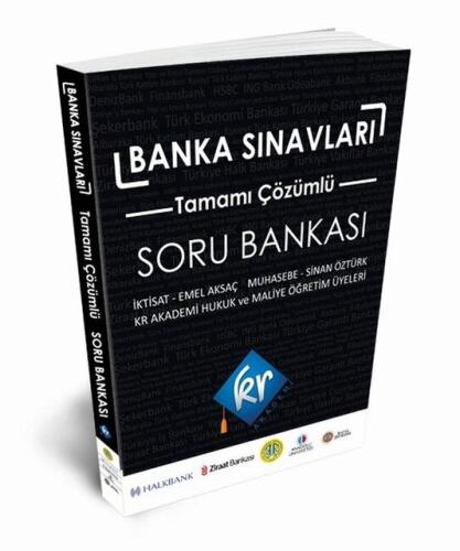 Banka Sınavları Çözümlü Soru Bankası KR Akademi Yayınları - KR Akademi Yayınları