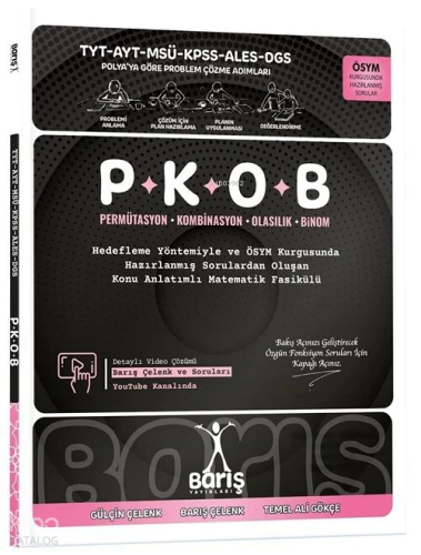 Barış Yayınları Permütasyon Kombinasyon Olasılık Binom Matematik Fasikülleri - Barış Yayınları