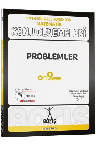 Barış Yayınları TYT MSÜ ALES KPSS DGS Matematik Problemler Konu Denemeleri - Barış Yayınları