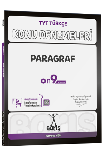 Barış Yayınları TYT Türkçe Paragraf Konu Denemeleri - Barış Yayınları