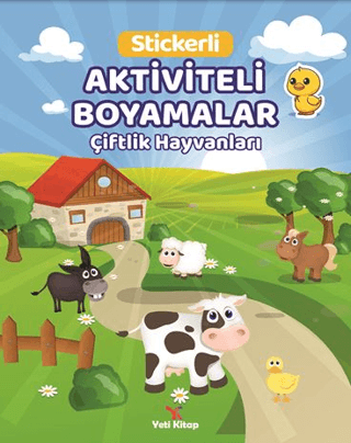 Çiflik Hayvanları Aktiviteli Boyamalar - Kolektif - Yeti Kitap