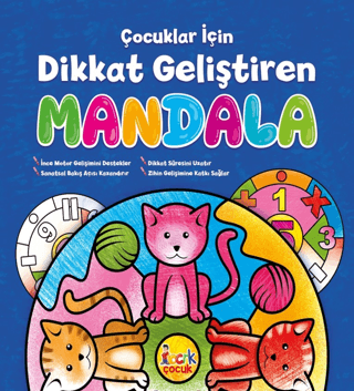 Çocuklar İçin Dikkat Geliştiren Mandala - Kolektif - Bıcırık Yayınları