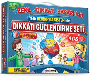 Dikkati Güçlendirme Seti 9 Yaş - Osman Abalı - Adeda Yayınları