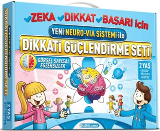 Dikkati Güçlendirme Seti - Yeni Neuro VİA Sistemi ile (2 Yaş) - Osman Abalı - Adeda Yayınları