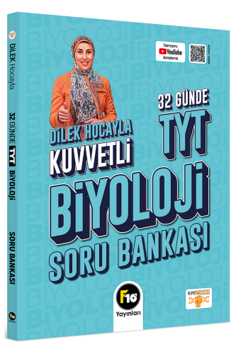 Dilek Hocayla 32 Günde TYT Biyoloji Soru Bankası F10 Yayınları - 1