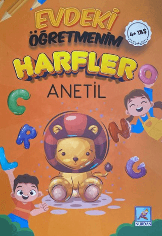 Evdeki Öğretmenim Harfler 4+ Yaş - Kolektif - Nurdan Yayınları