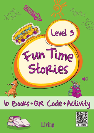 Fun Time Stories Level 3 (10 Books + CD + Activity) - Kolektif - Living English Dictionary