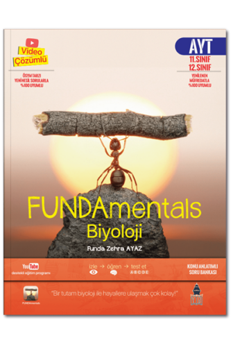 FUNDAmentals Biyoloji AYT Konu Anlatımlı Soru Bankası - FUNDAmentals Biyoloji