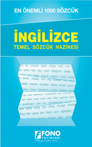 İNGİLİZCE EN ÖNEMLİ 1000 SÖZCÜK KİTAP - Fono Yayınları